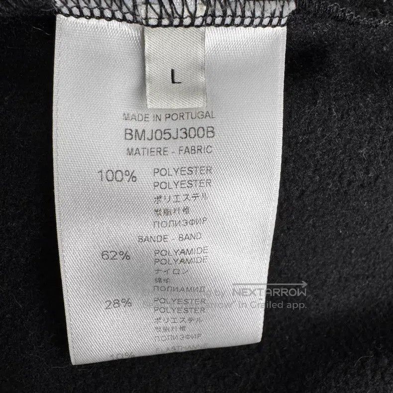 Givenchy Givenchy Black Side Stripe Letter Zip Up Jacket Size US L / EU 52-54 / 3 - 4 Thumbnail