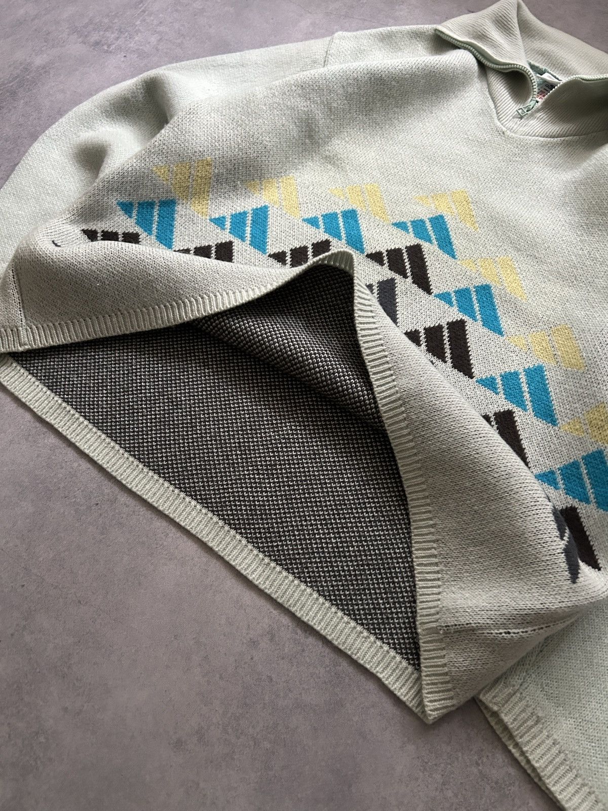 Adidas ❗️Very Rare❗️Adidas 1/4 zip vintage wool sweatshirt mens Size US L / EU 52-54 / 3 - 3 Thumbnail