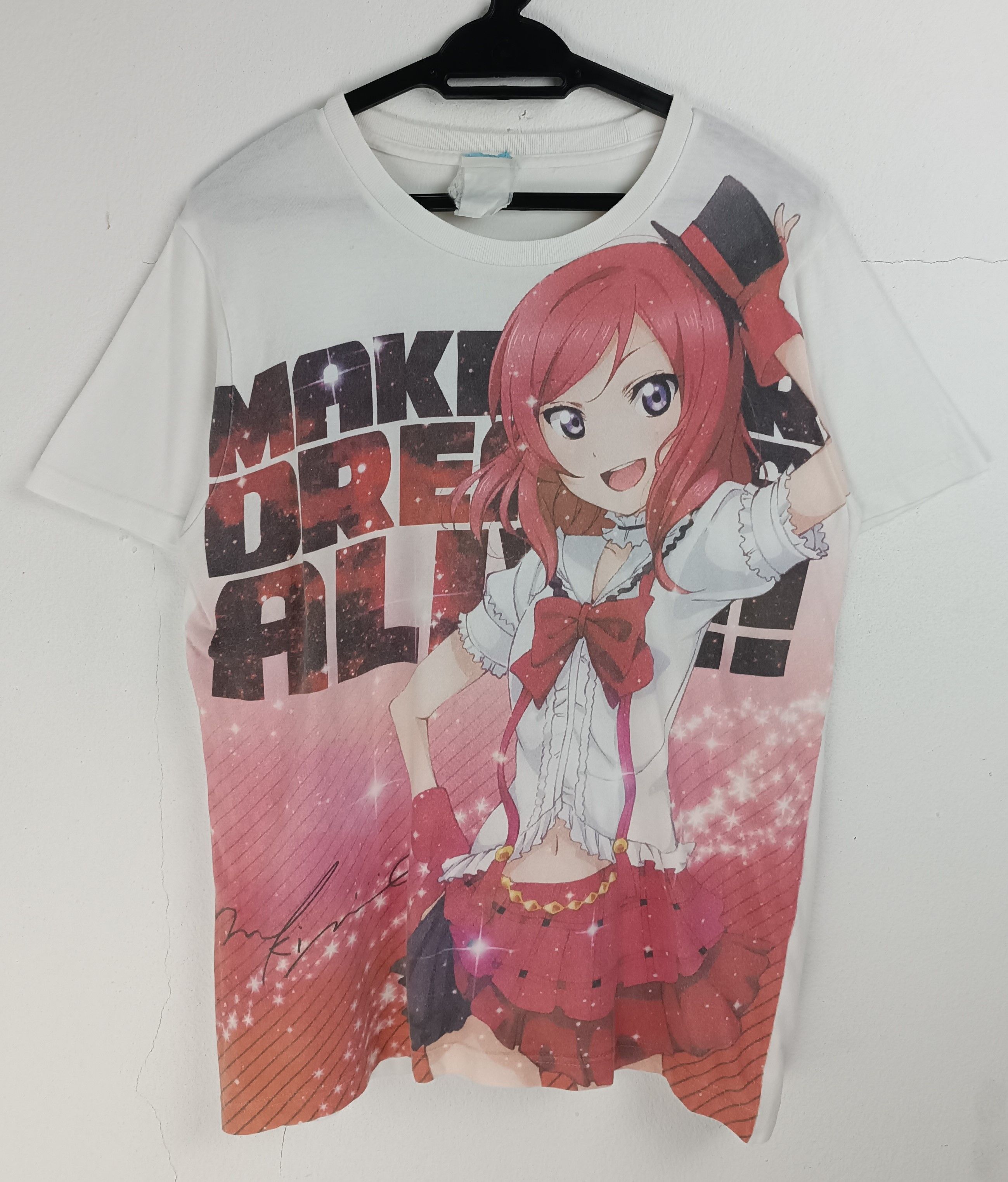 Anime VINTAGE LOVE LIVE! NISHIKINO MAKI SCHOOL IDOL PROJECT TEE Size US M / EU 48-50 / 2 - 3 Thumbnail