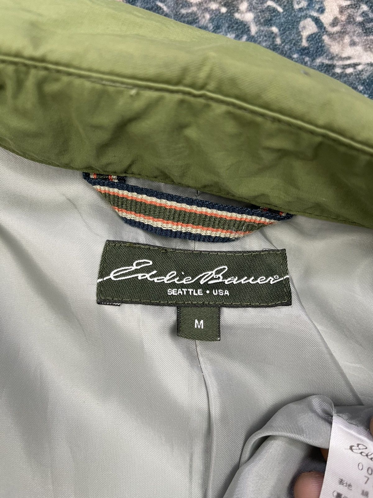 Eddie Bauer Eddie Bauer Lime Green Nylon Trench Coat Size US M / EU 48-50 / 2 - 13 Thumbnail