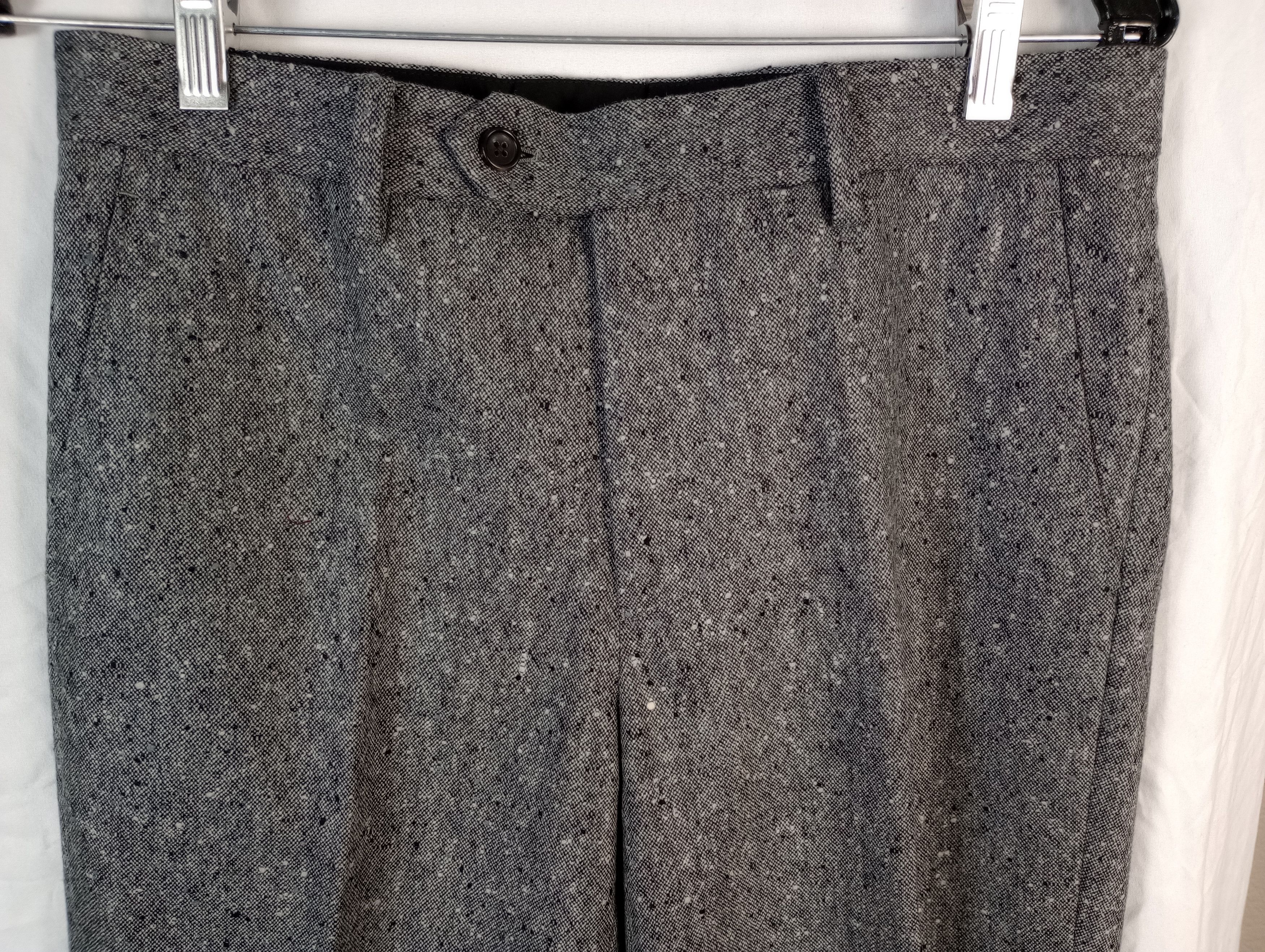 Spier & Mackay Spier And Mackay Slim Trouser W30 - Knopped Donegal Size 36R - 2 Thumbnail