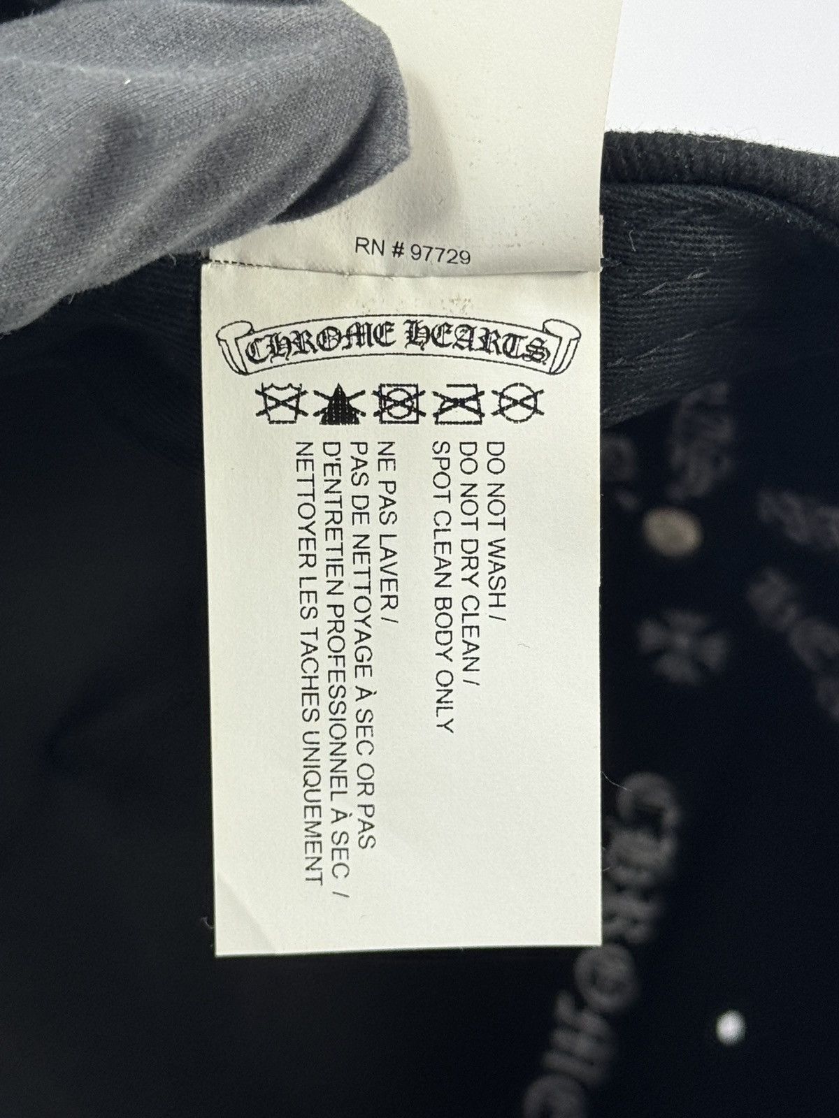 Chrome Hearts CROSS EMBROIDERED CAP Size ONE SIZE - 7 Thumbnail
