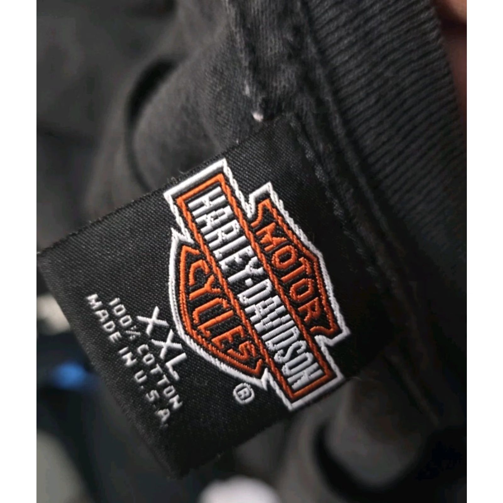Harley Davidson VINTAGE Harley-Davidson United Arab Emirates Tee T-Shirt 2XL Biker Shirt Men Black 2000s Size US XXL / EU 58 / 5 - 3 Thumbnail