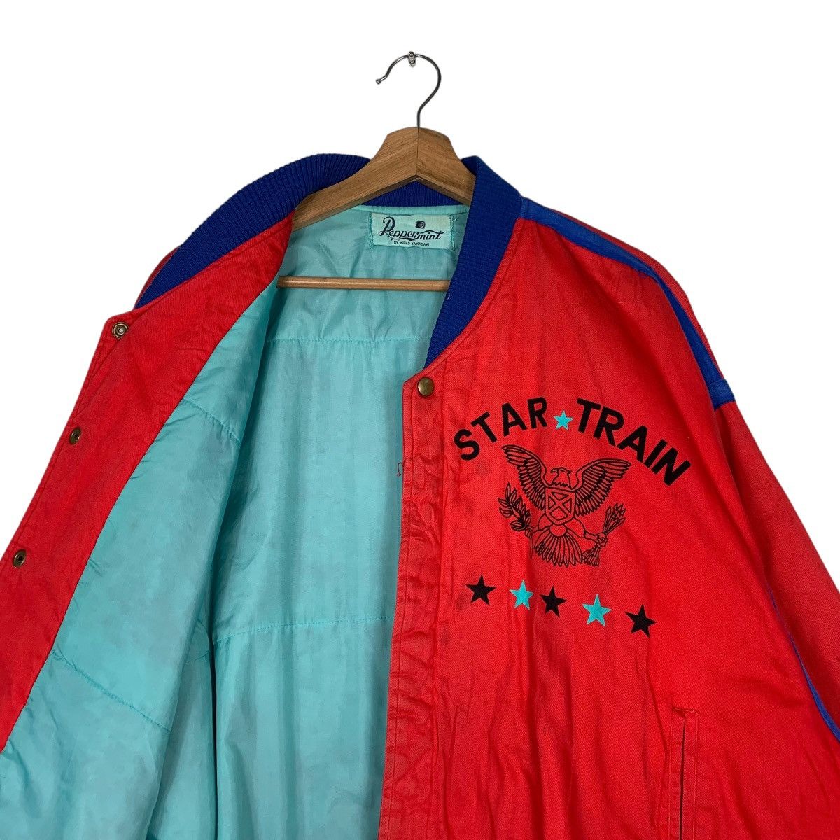 Japanese Brand Star Train By Mieko Yamasami Bomber Jacket Size US M / EU 48-50 / 2 - 10 Thumbnail