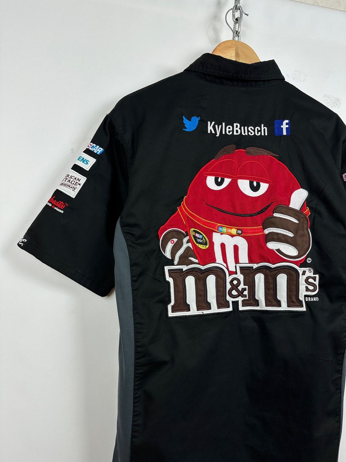 Formula 1 Vintage Kyle Busch NASCAR M&m's Racing Shorts Sleeve Shirt Size US M / EU 48-50 / 2 - 13 Thumbnail