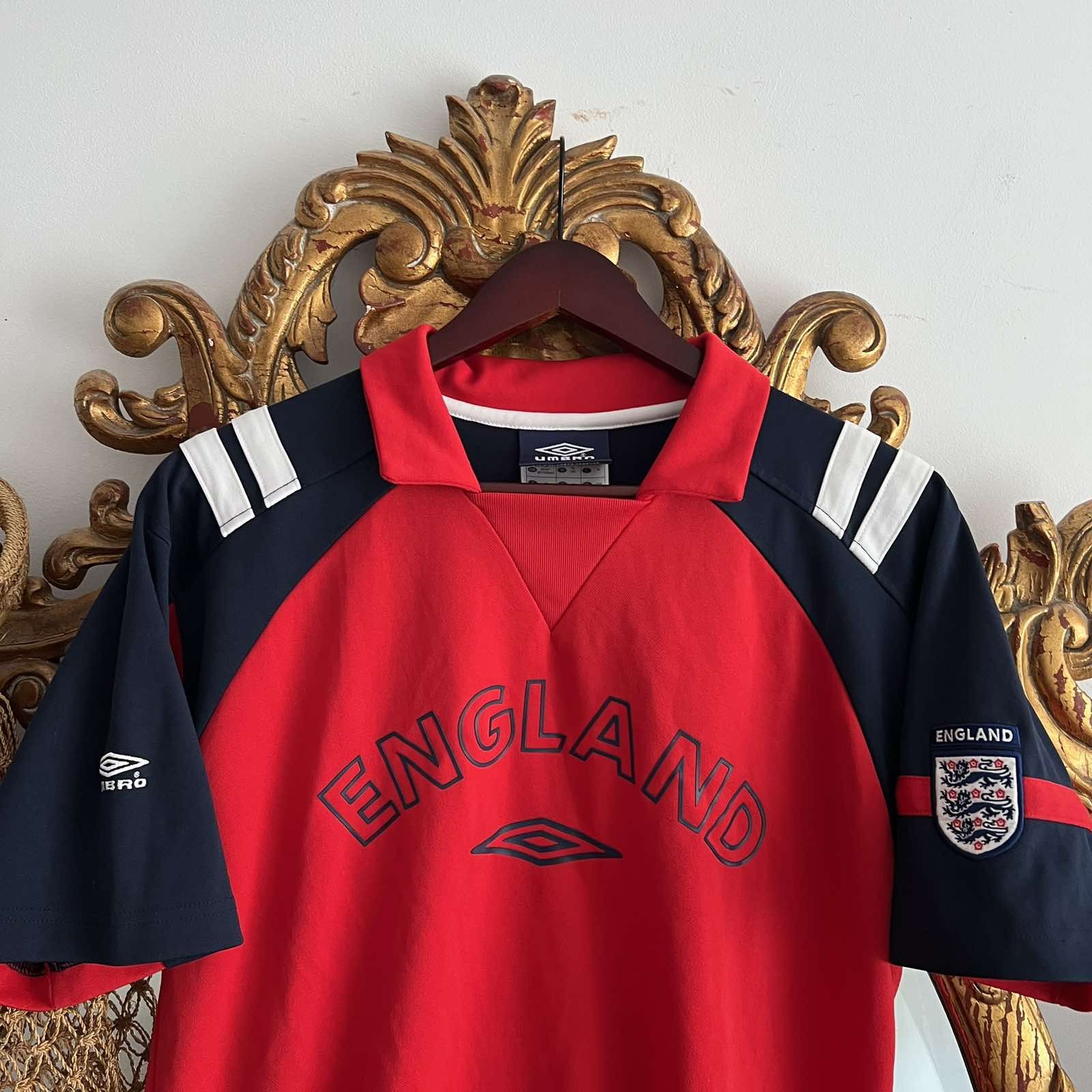 Umbro Vintage England Y2K football jersey umbro Sz L 90s Size US M / EU 48-50 / 2 - 3 Thumbnail