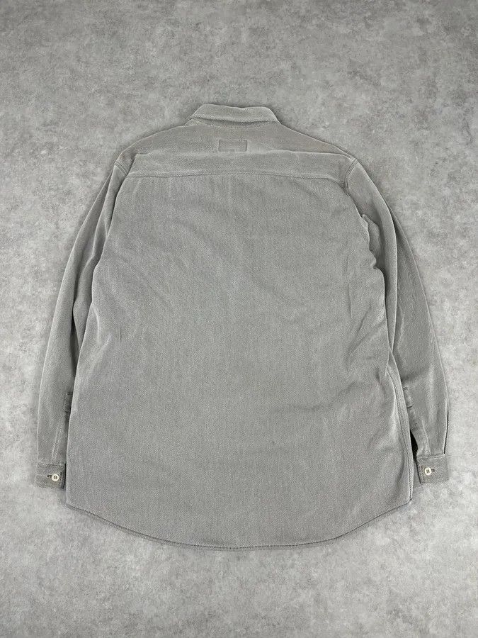 Armani 1990s Armani Khaki Grey Shirt Size US M / EU 48-50 / 2 - 6 Thumbnail