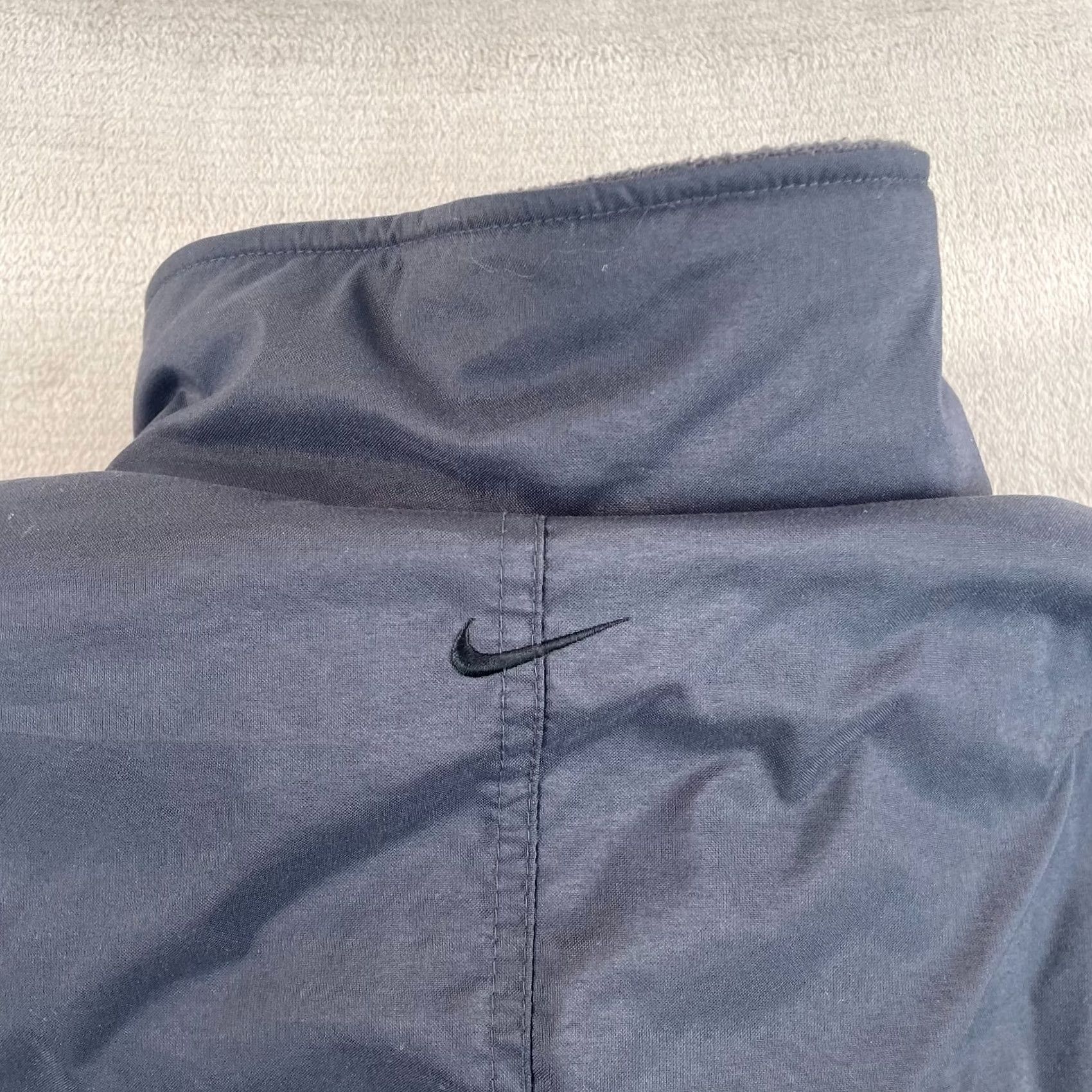 Nike VINTAGE Nike Insulated Jacket Men XL Blue Full Zip Parka Fleece Lined Winter Coat Casual Travel 80s 90s Nike Global Athletic Mens Size US XL / EU 56 / 4 - 7 Thumbnail