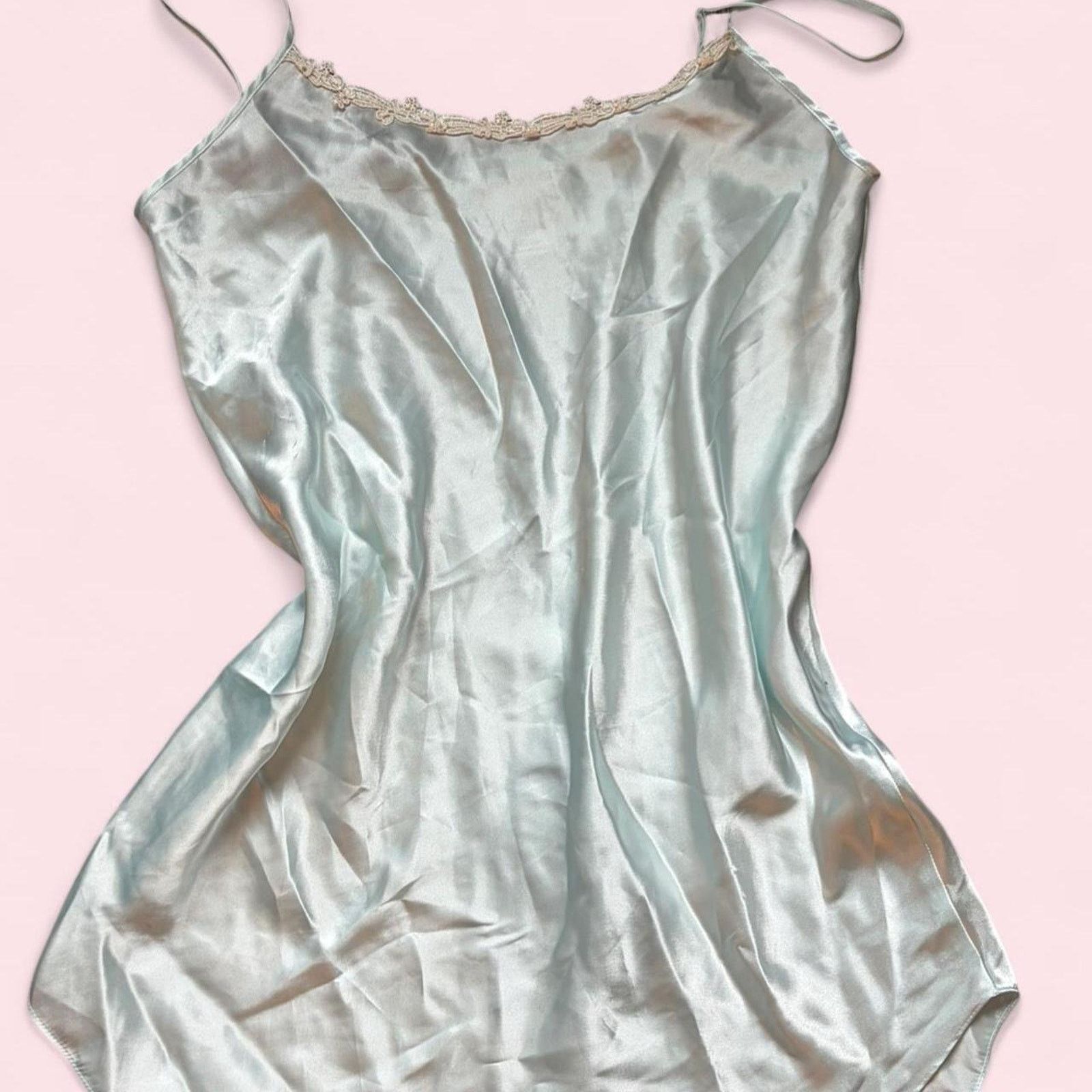 Other Light blue silk slip dress Size M / US 6-8 / IT 42-44 - 1 Thumbnail