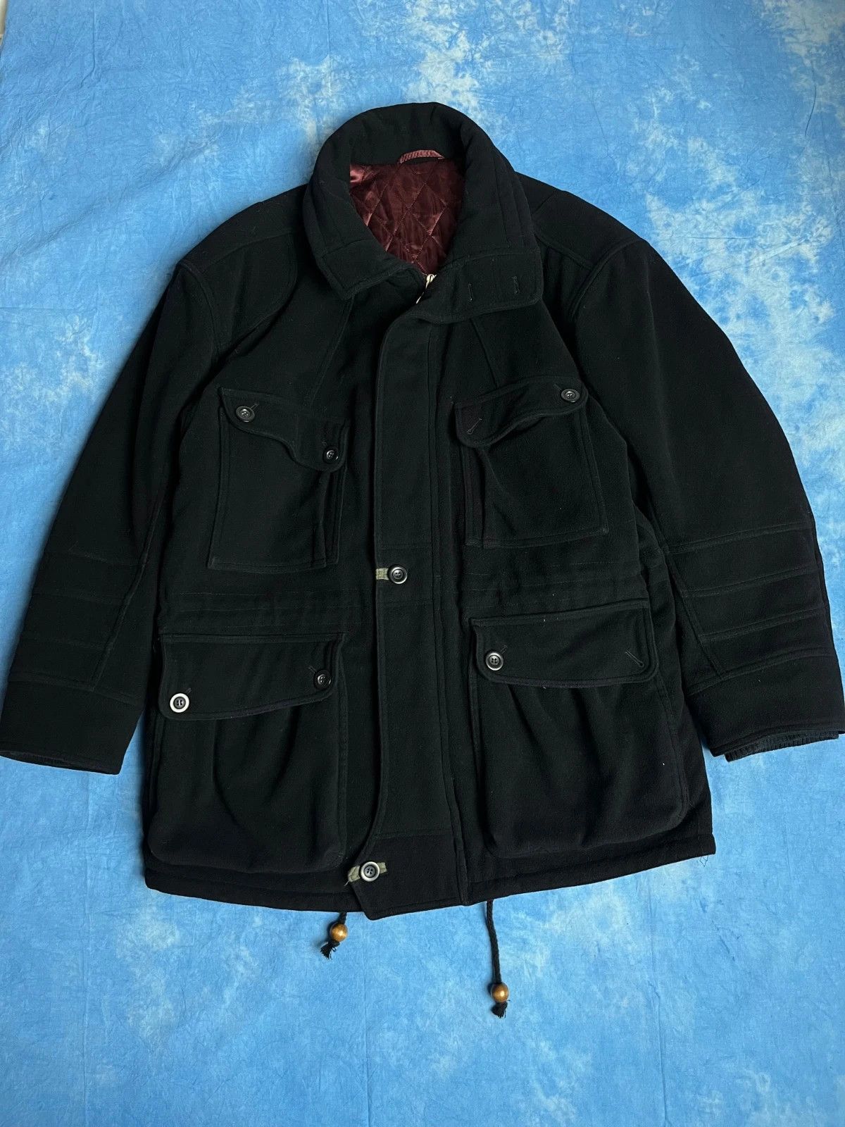 Hugo Boss Vintage 90s Hugo Boss Wool Cashmere Coat Size US L / EU 52-54 / 3 - 1 Thumbnail