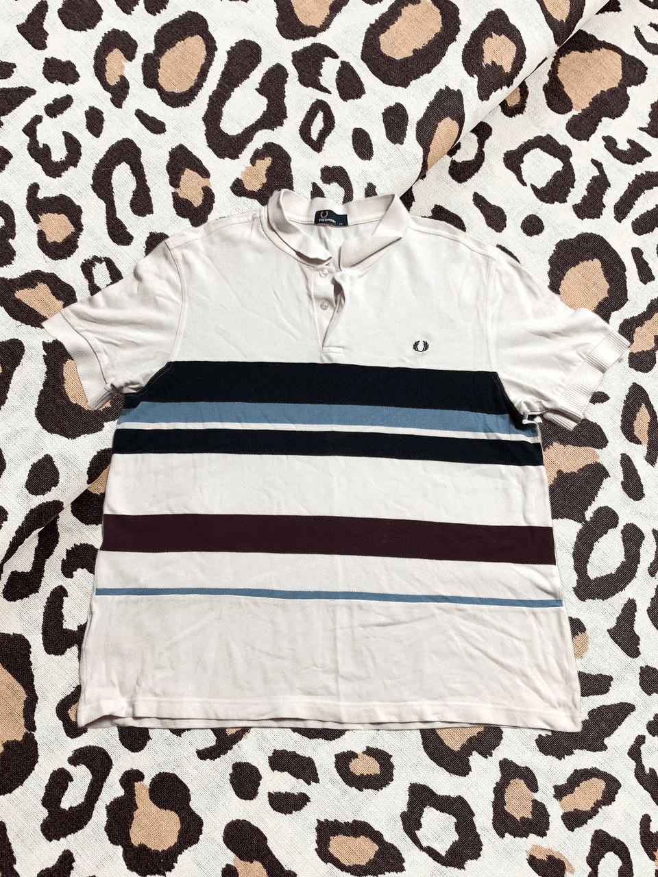 Fred Perry Fred Perry Striped Rare Polo Shirt STREETWEAR Size US XXL / EU 58 / 5 - 1 Thumbnail