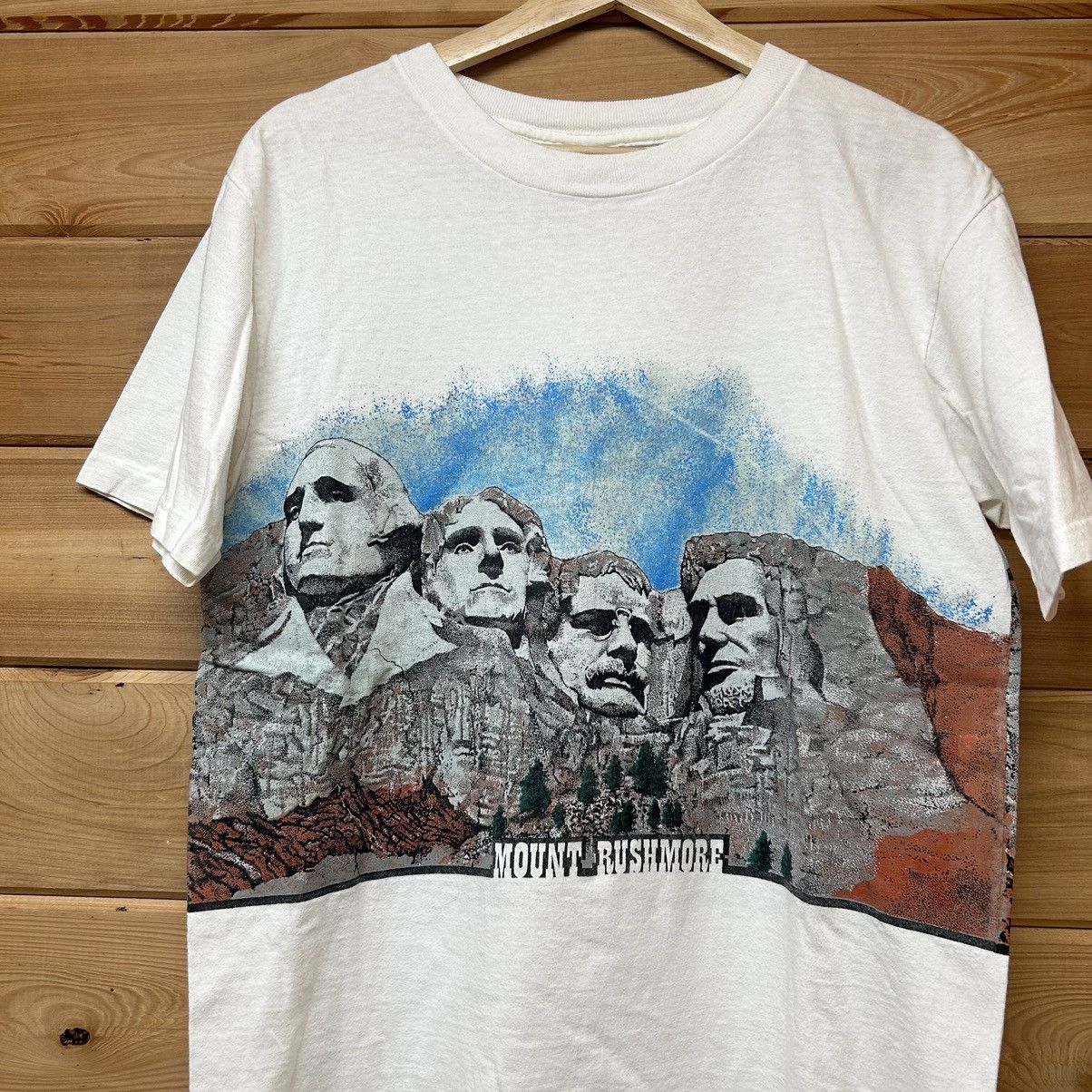 Vintage Vintage 90s Mount Rushmore Nature Destination T Shirt Size US L / EU 52-54 / 3 - 2 Thumbnail