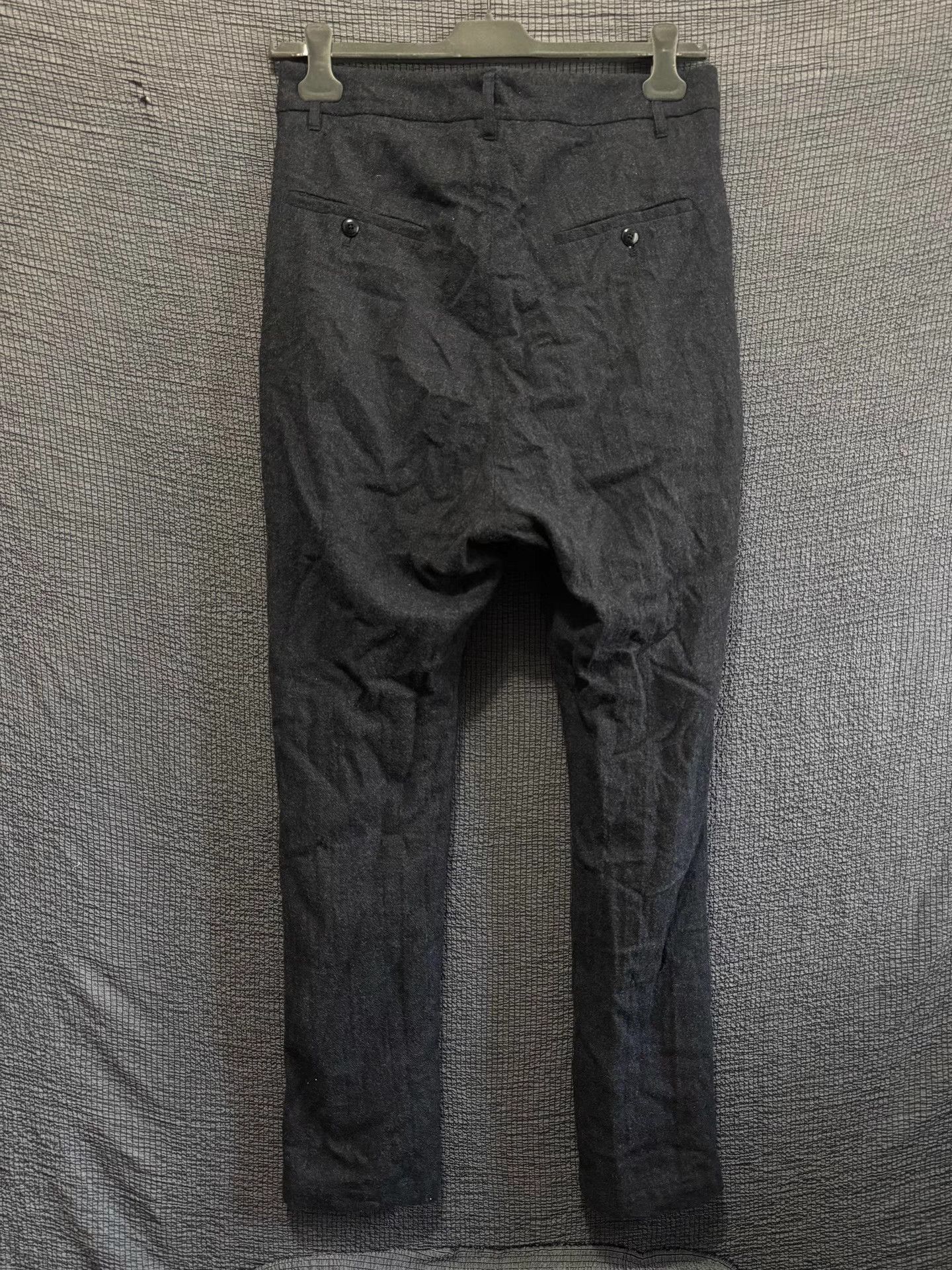 Rick Owens Rick Owens 13FW Mainline wool drop-crotch trousers Size US 30 / EU 46 - 2 Thumbnail