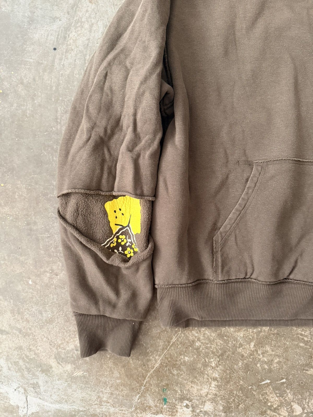 Kapital Kapital Reversible Fleece Elbow Rip Hoodie Loewe Balenciaga Size US XL / EU 56 / 4 - 2 Thumbnail