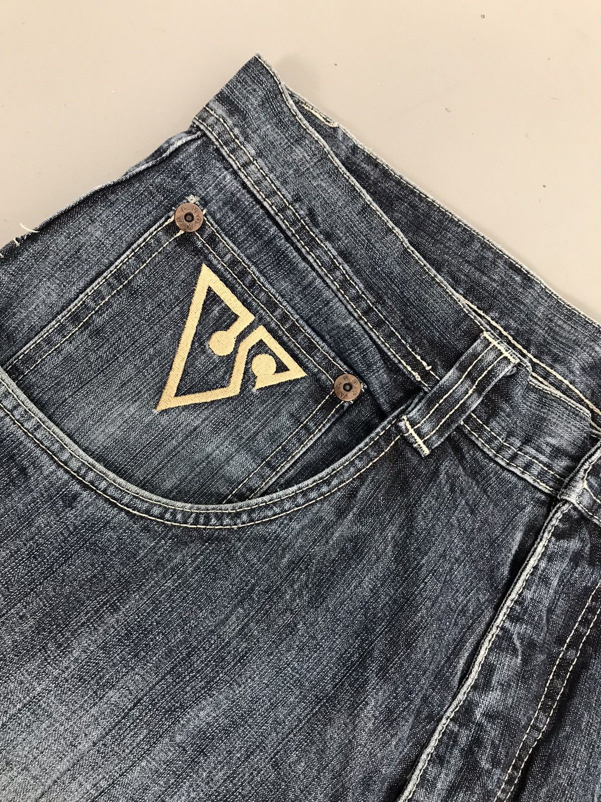 JNCO × Southpole × Vintage Vintage vokal spell out embroidered denim Size US 36 / EU 52 - 5 Thumbnail