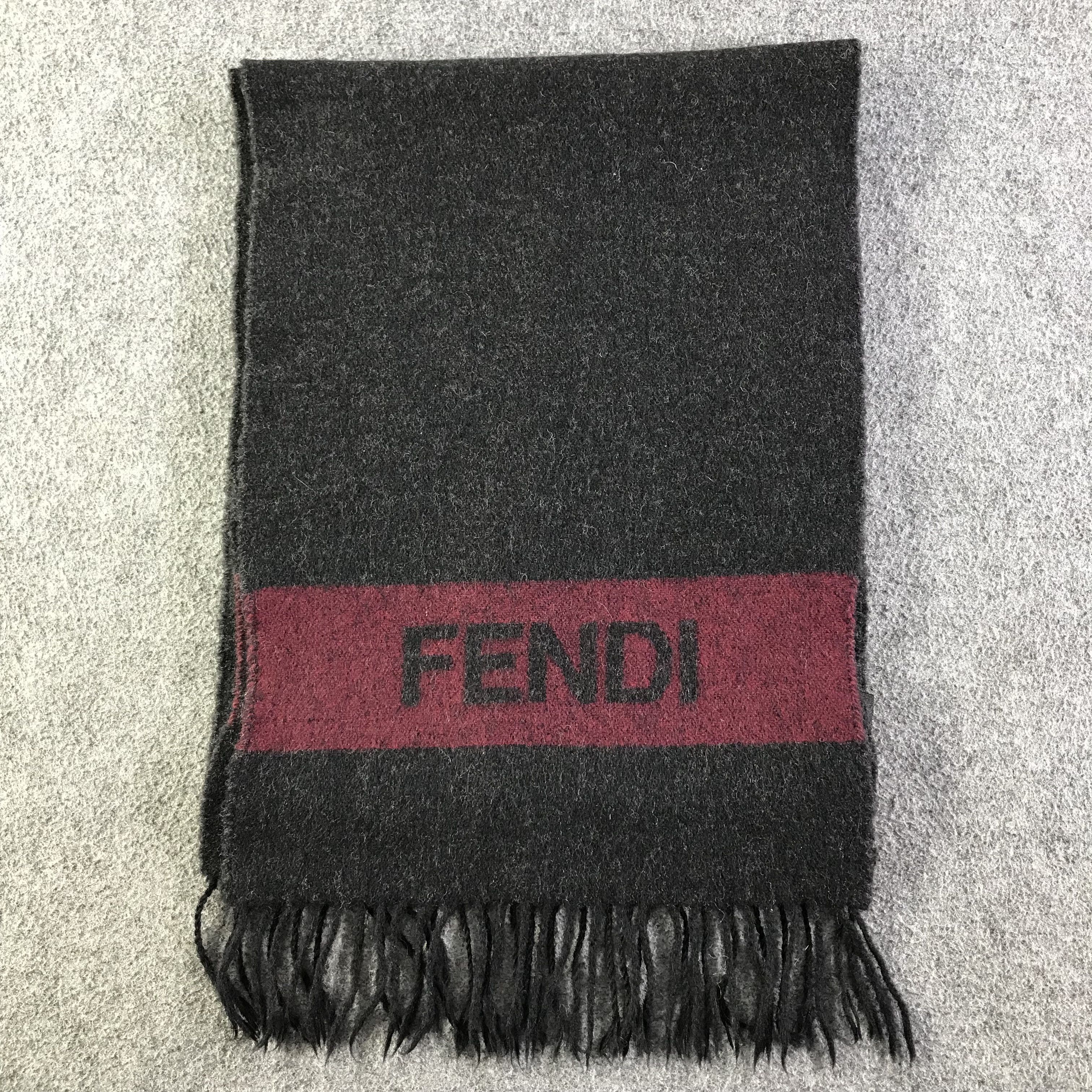 Fendi Fendi Wool Scarf / Muffler / Neckwear SS1467 Size ONE SIZE - 4 Thumbnail
