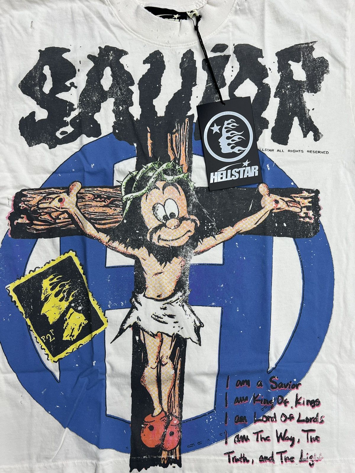 HELLSTAR Hellstar Cartoon Savior T-Shirt Size US M / EU 48-50 / 2 - 2 Thumbnail