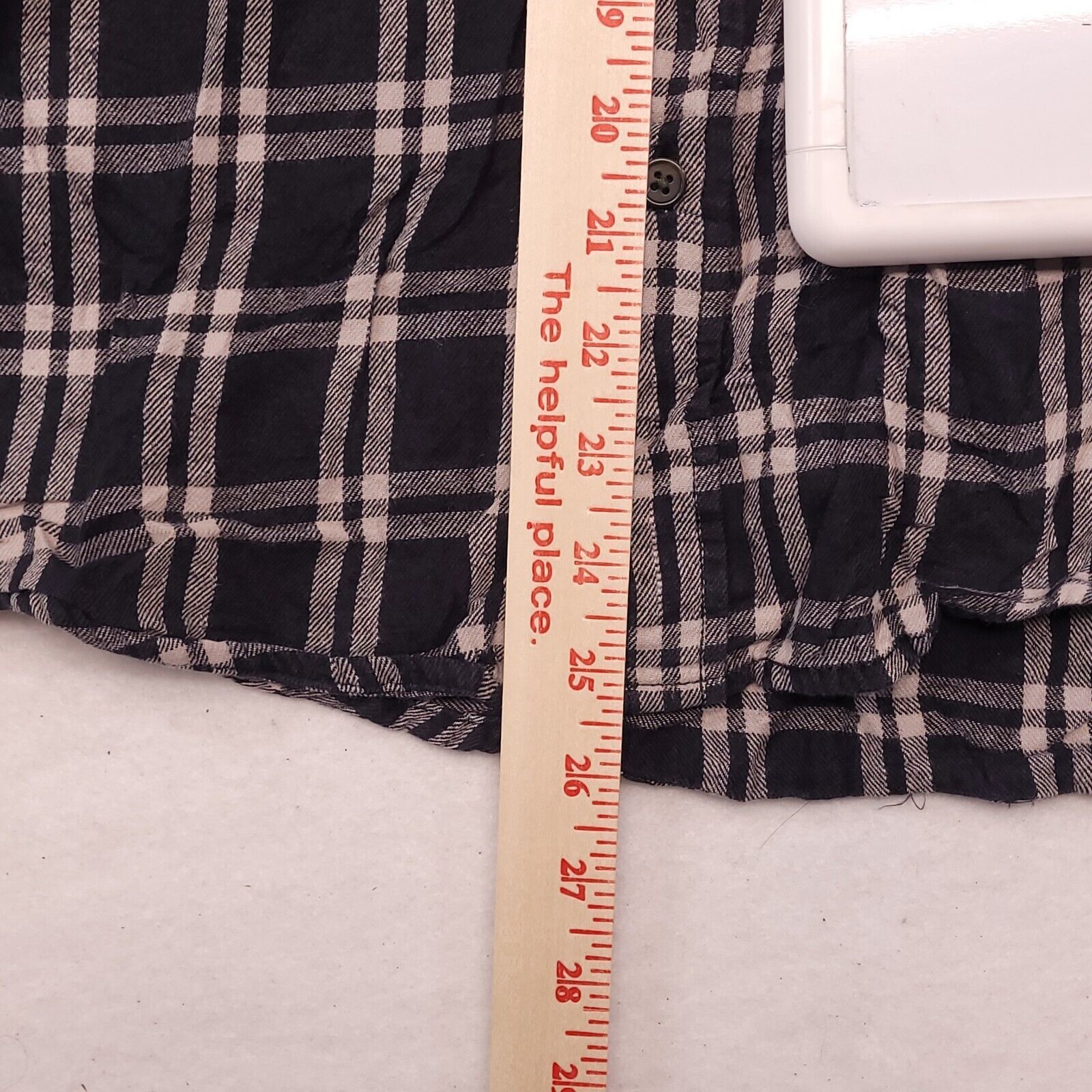 Arizona Jean Co. Arizona Jean Co Windowpane Flannel Shirt Womens Size L Black Size L / US 10 / IT 46 - 8 Thumbnail