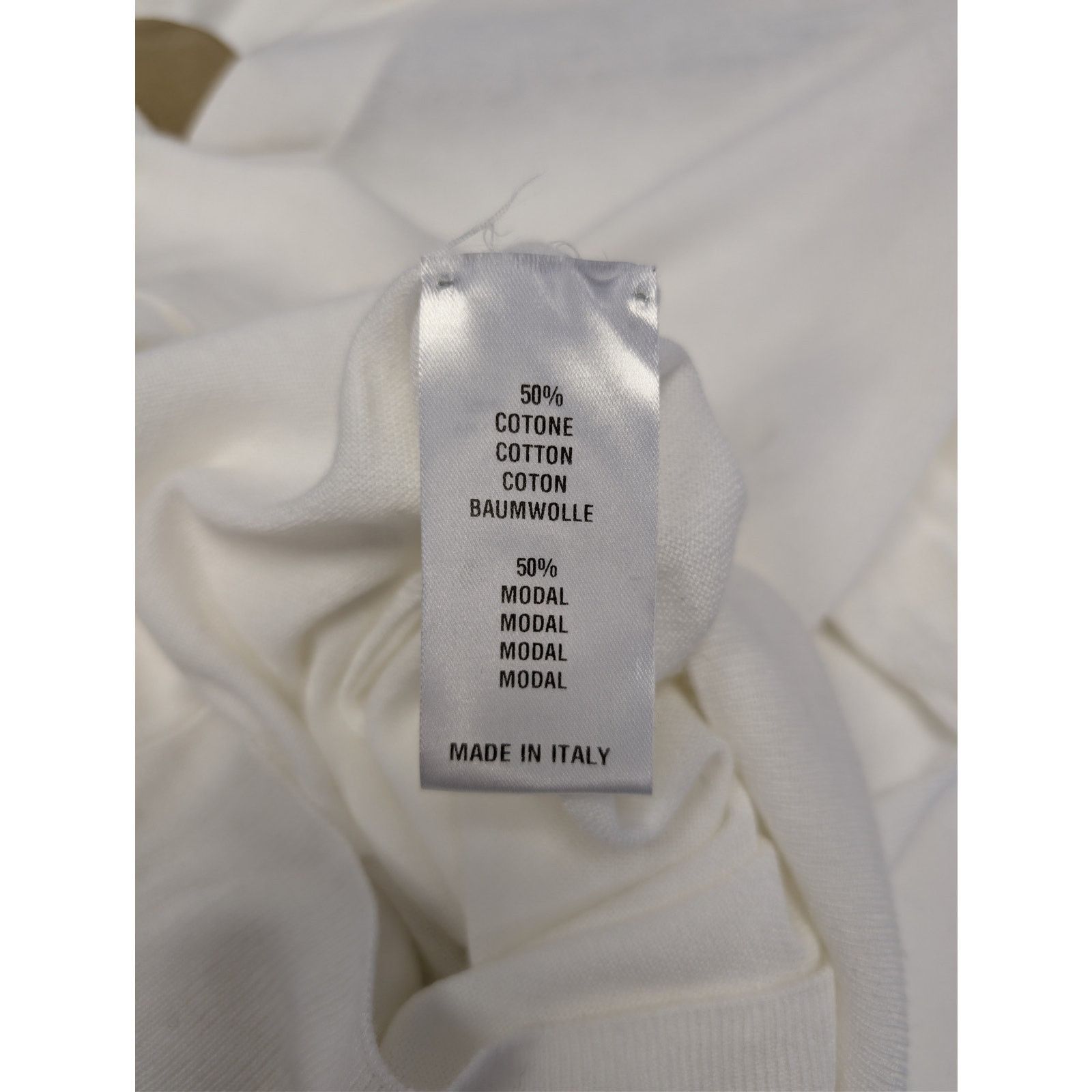 Brunello Cucinelli o1rshd1 CC20 Knited Polo Shirt in White Size US M / EU 48-50 / 2 - 18 Thumbnail