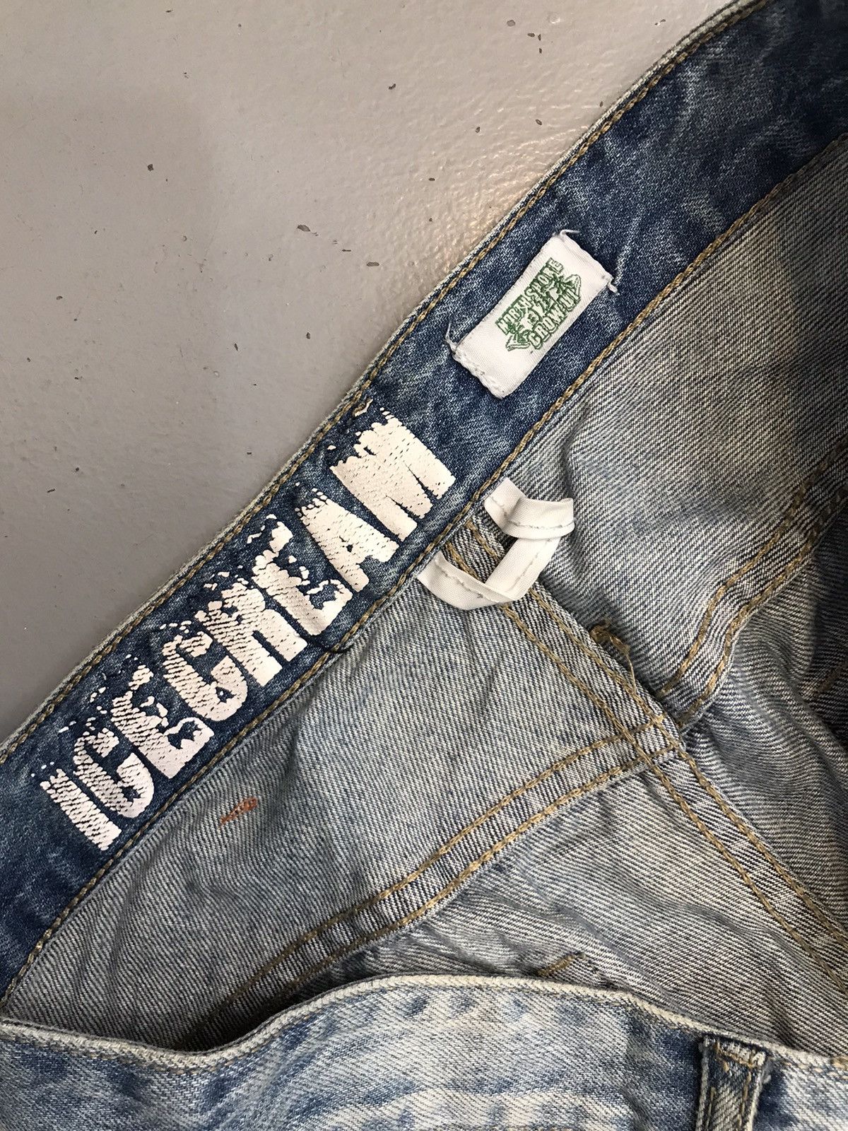 Icecream Vintage ice cream running dog printed skinny denim Size US 36 / EU 52 - 6 Thumbnail