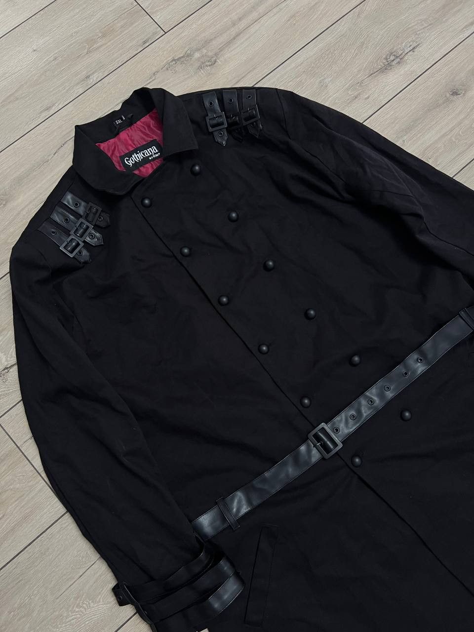 Other Gothicana by EMP Army Gothic Long Trench Coat sz 5XL Black Size US XXL / EU 58 / 5 - 4 Thumbnail