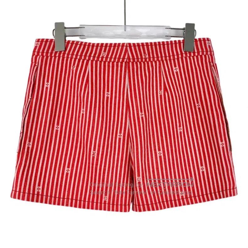 Louis Vuitton Louis Vuitton Color-block print striped cotton slacks shor Size US 40 / EU 56 - 2 Thumbnail