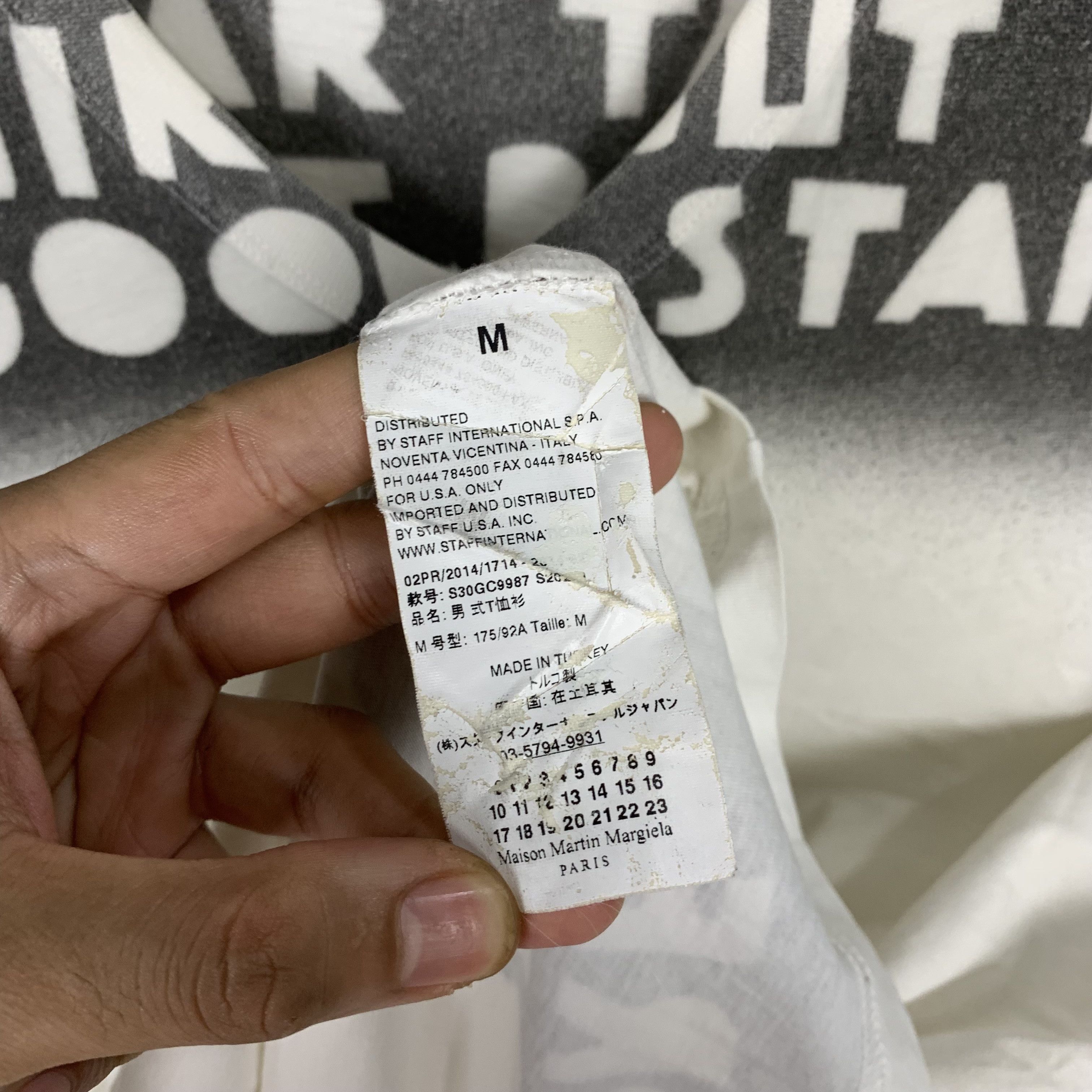 Maison Margiela Maison Margiela AIDS Tshirt Size US M / EU 48-50 / 2 - 5 Thumbnail