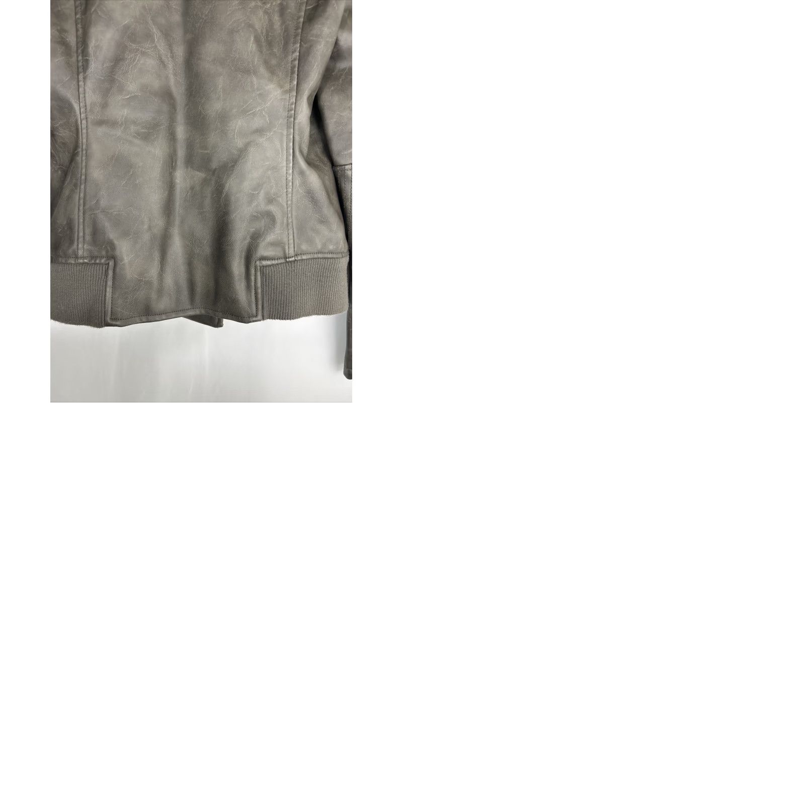 Sam Edelman Sam Edelman Moto Jacket With Sherpa Collar Vegan Faux Leather Womens Small Gray Size S / US 4 / IT 40 - 10 Thumbnail