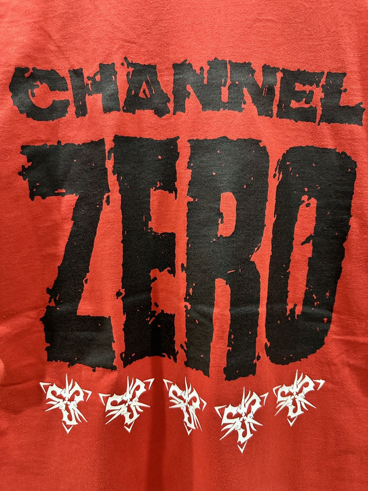 Band Tees × Vintage vintage 90s CHANNEL ZERO belgian metal band promo t-shirts Size US XL / EU 56 / 4 - 3 Thumbnail