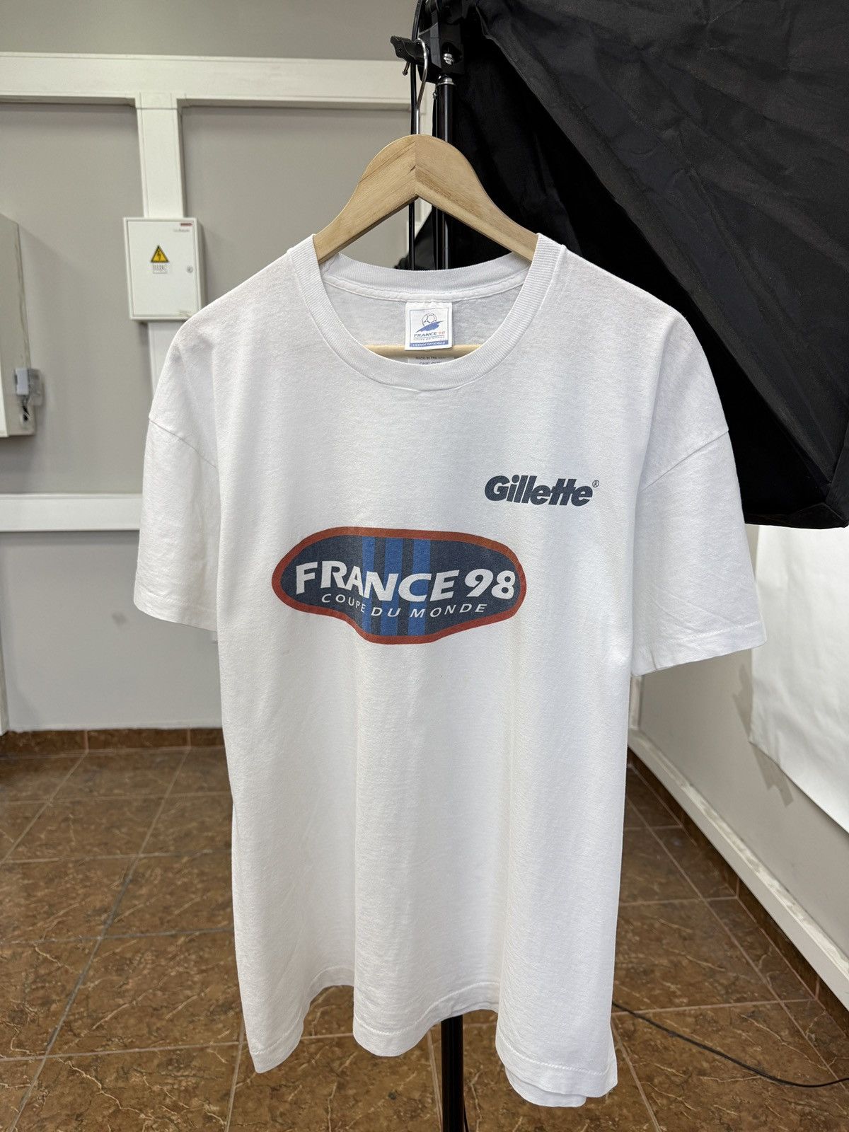 Adidas 🇫🇷 Vintage 1998 France Coupe De Monde Fifa World Cup Gillette Size US L / EU 52-54 / 3 - 1 Thumbnail