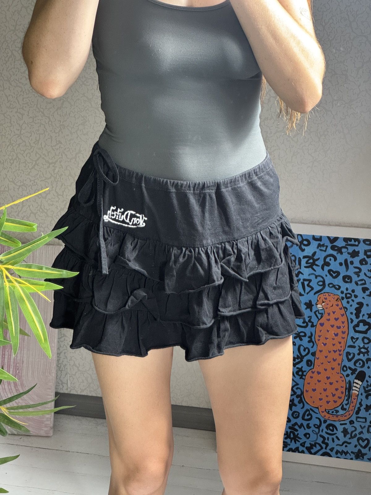 Von Dutch VINTAGE VON DUTCH 2000s RUSHES MINI SKIRT Size 28" / US 6 / IT 42 - 1 Thumbnail