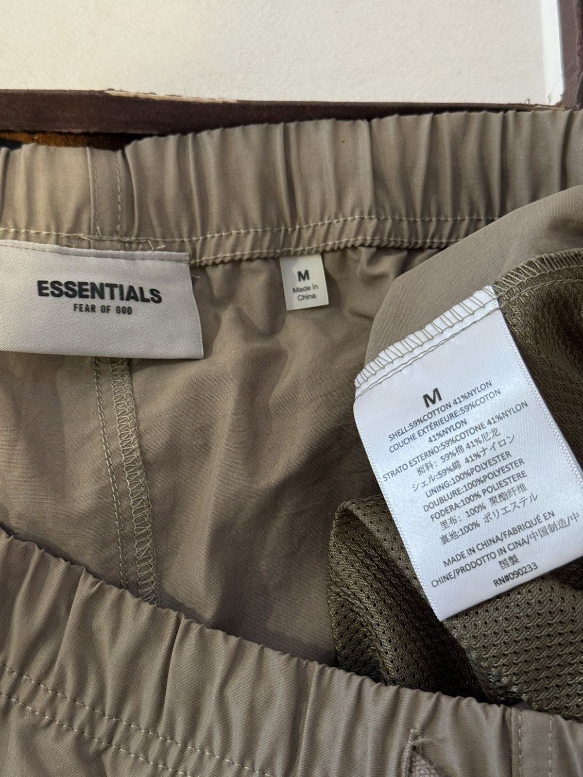 Fear of God Fear of God Essentials Track Pants SZ Medium Taupe💥 Size US 32 / EU 48 - 12 Thumbnail
