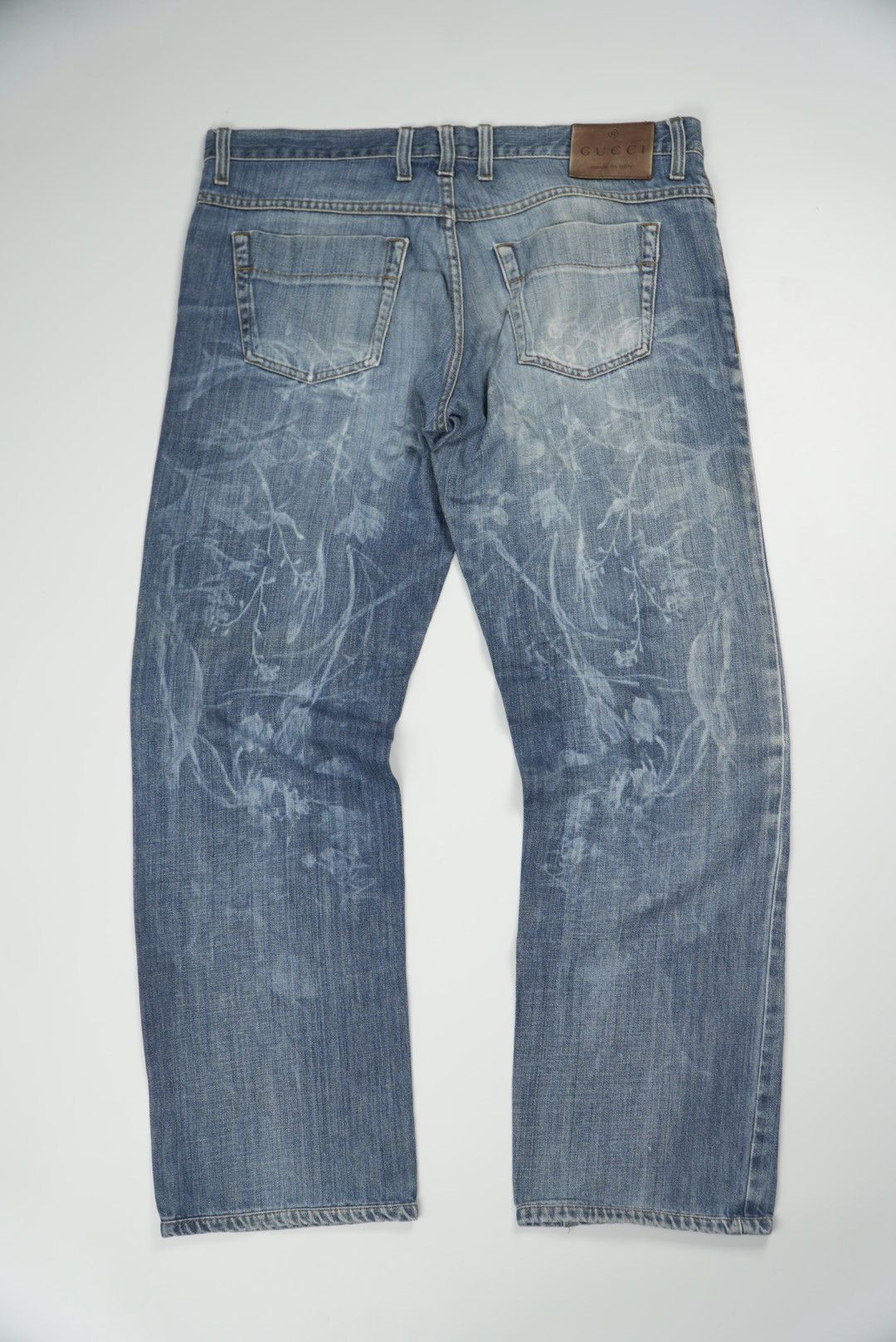 Gucci Gucci Floral Print Denim Pants Size US 36 / EU 52 - 2 Thumbnail