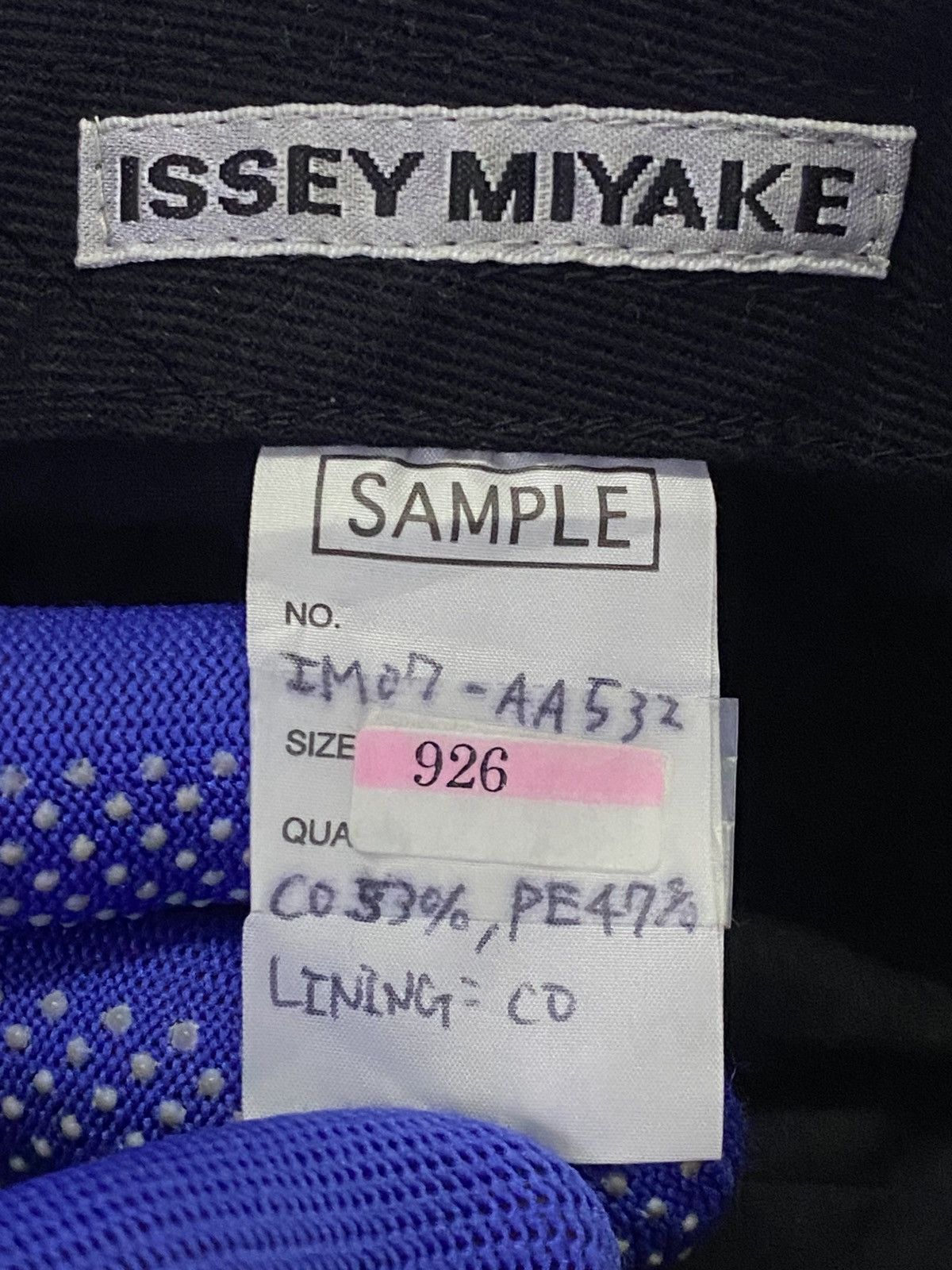 Issey Miyake Rare🔥2000s Issey Miyake Black Jacquard 5 Panel Hat Size ONE SIZE - 10 Thumbnail