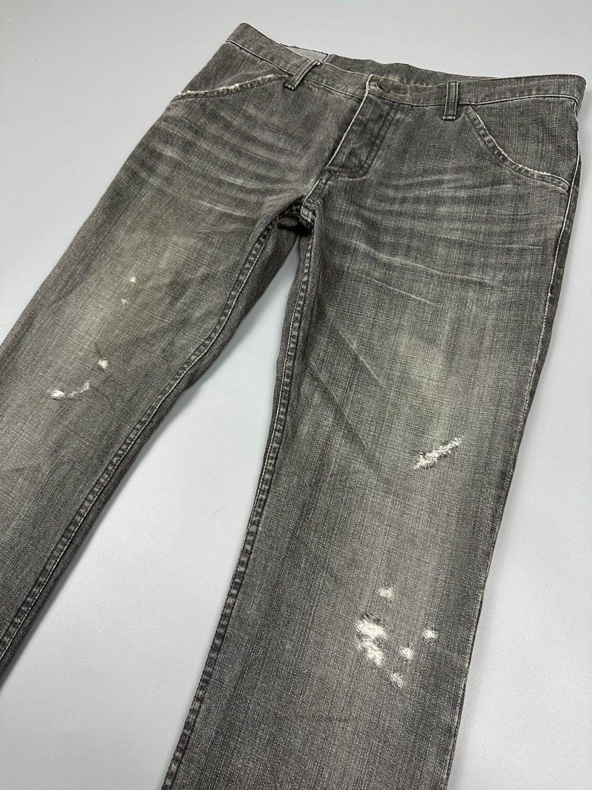 Attachment Distressed Attachment Grey Denim Size US 33 - 9 Thumbnail