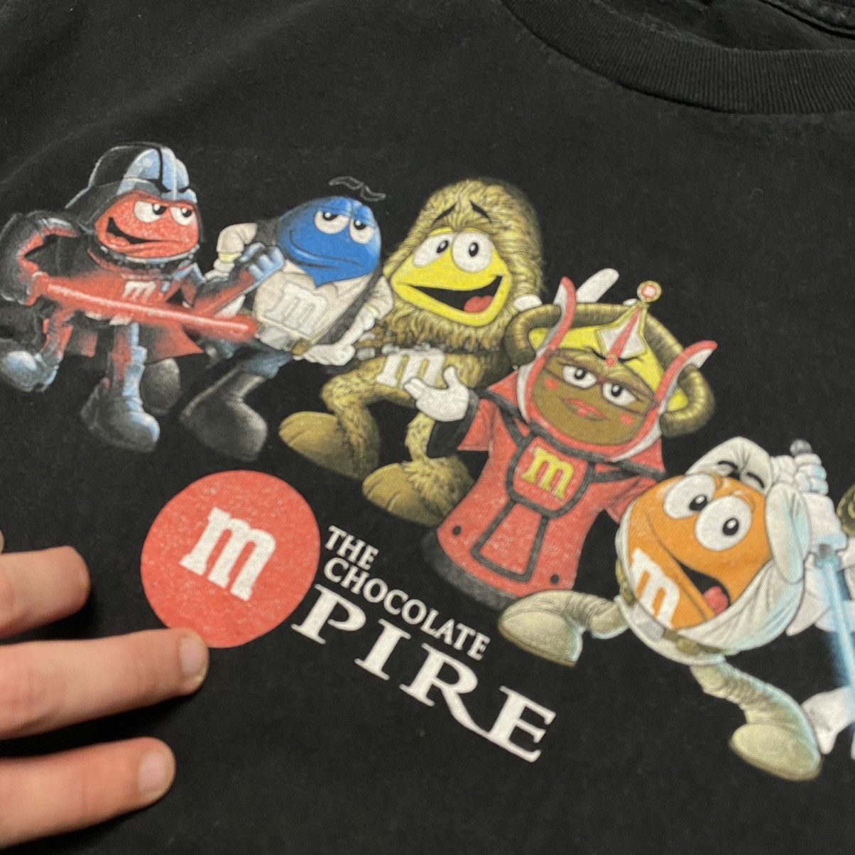 Cartoon Network Vintage M&Ms big graphic logo Humor chocolate tee Size US M / EU 48-50 / 2 - 3 Thumbnail