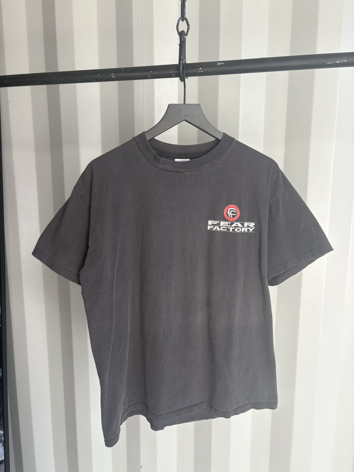 Band Tees Vintage Fear Factory Shirt America Faded Grunge Band Size US XL / EU 56 / 4 - 2 Thumbnail