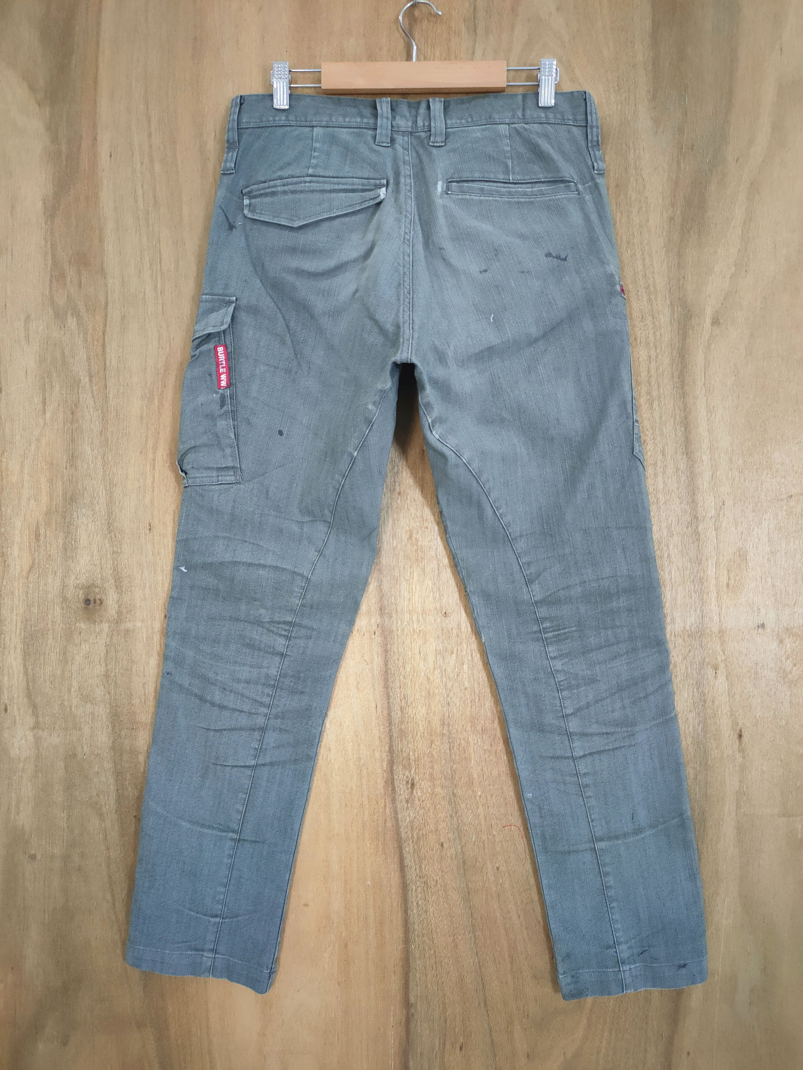 Japanese Brand JAPAN BURTLE SKINNY CARGO PANTS Size US 32 / EU 48 - 2 Thumbnail