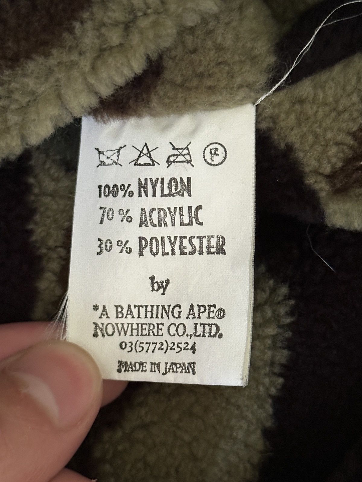 Bape Bape fleece lined Quarter Zip - OG Nigo era Size US L / EU 52-54 / 3 - 4 Thumbnail