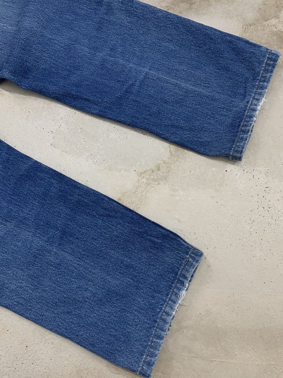 Levi's Vintage Reproduction Levis 515 Distressed Denim Pants (AE2) Size US 32 / EU 48 - 13 Thumbnail