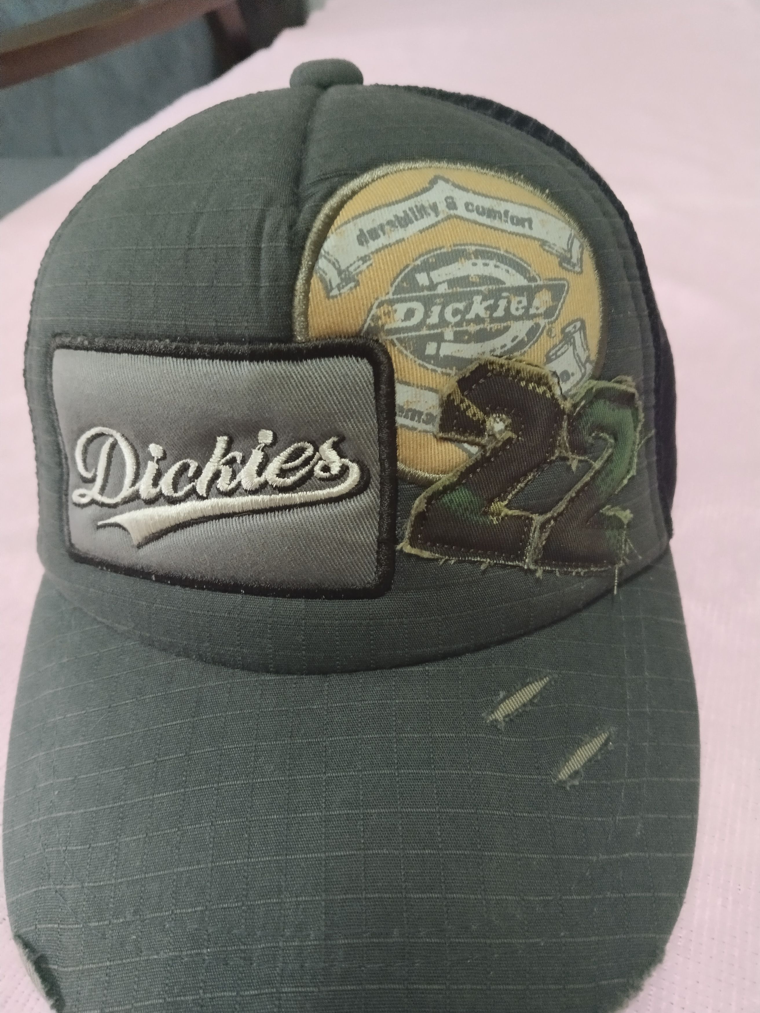 Dickies × Vintage VINTAGE DICKIES DISTRESSED& PATCHES TRUCKER CAP Size ONE SIZE - 2 Thumbnail