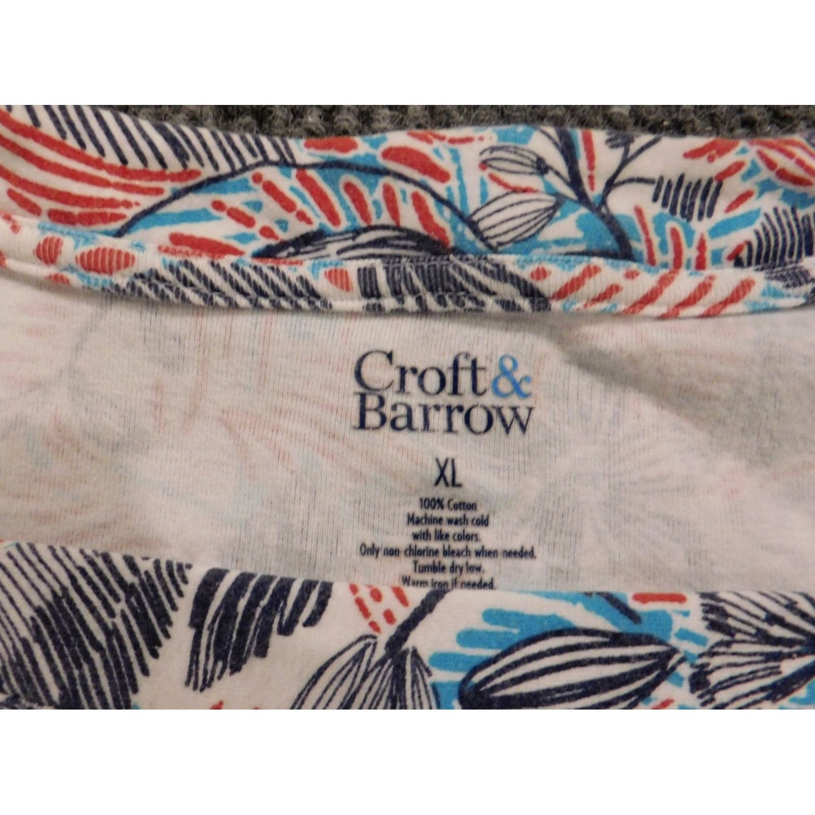 Croft & Barrow Croft & Barrow Womens Blouse XL pink floral pullover top Size XL / US 12-14 / IT 48-50 - 4 Thumbnail