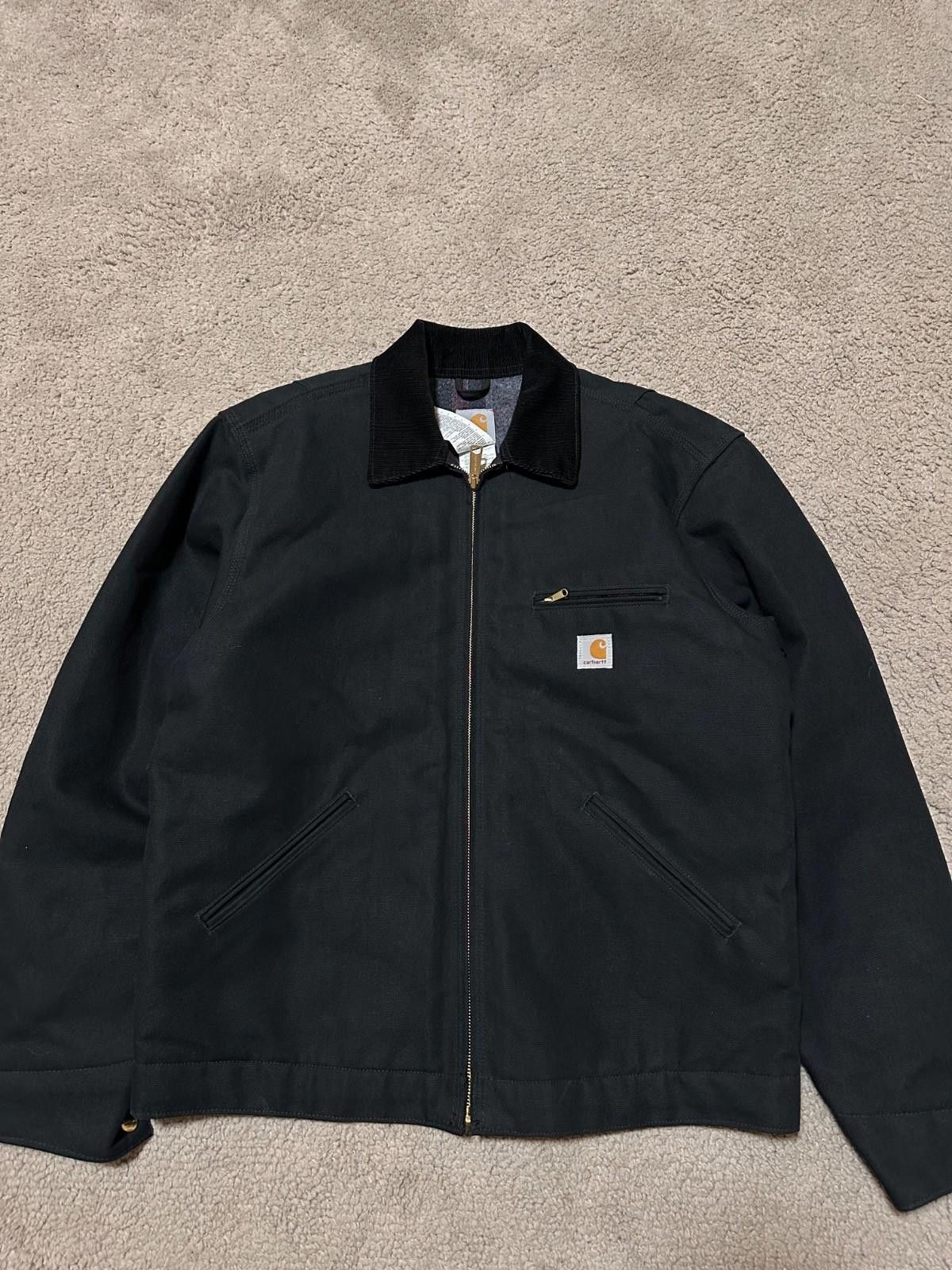 Carhartt Vintage Carhartt Detroit Jacket Black Sz L Size US L / EU 52-54 / 3 - 3 Thumbnail