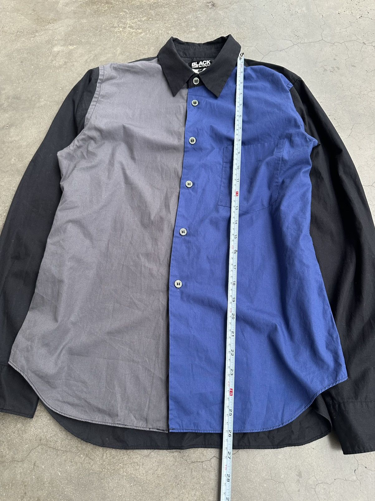 Comme des Garcons Black AW2020 Comme des Garcons Black 3 Block Button Up Shirt Size US M / EU 48-50 / 2 - 8 Thumbnail