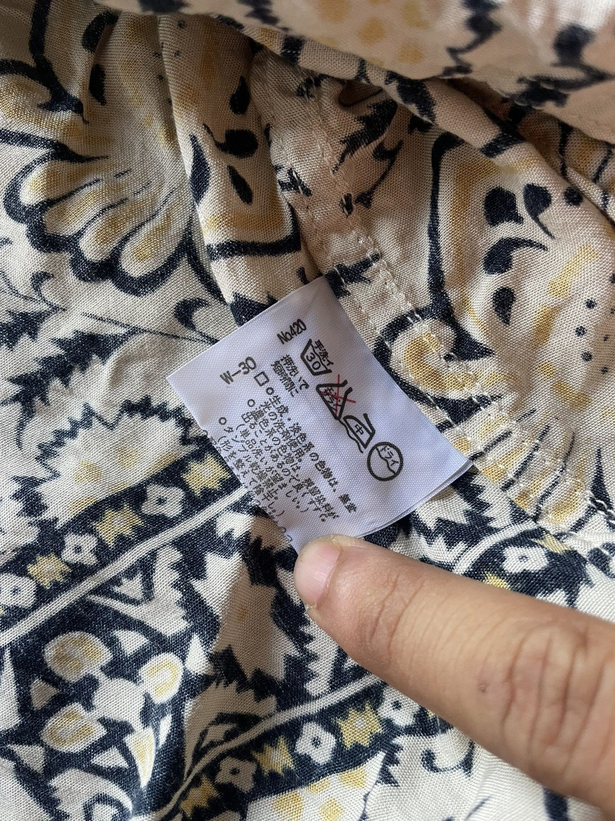Japanese Brand Vintage BaikBaik Japanese Brand Floral Utility Rayon Jacket Size US L / EU 52-54 / 3 - 12 Thumbnail