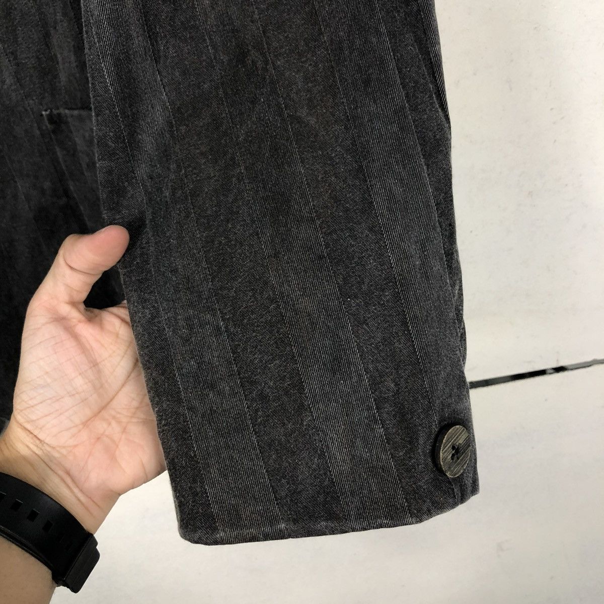 Yohji Yamamoto 🔥VINTAGE HICKORY CHORE WORKER JACKET Y’S FOR MEN STRIPED Size US M / EU 48-50 / 2 - 17 Thumbnail
