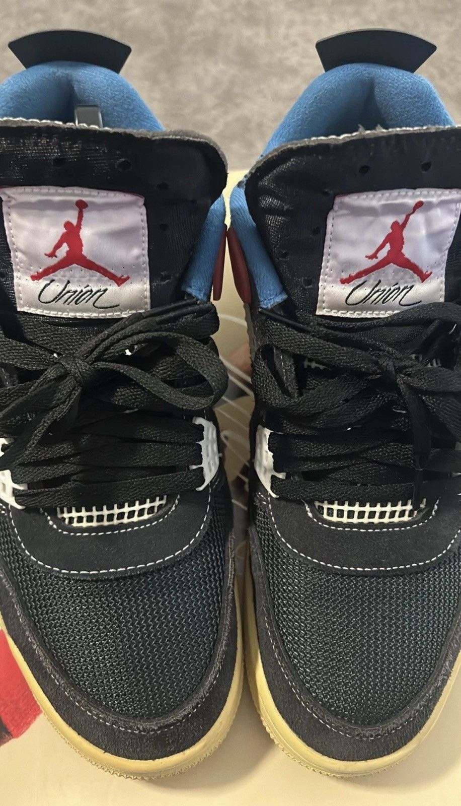 Jordan Brand × Union LA Air Jordan 4 Retro Union LA Off Noir Size US 9.5 / EU 42-43 - 2 Thumbnail