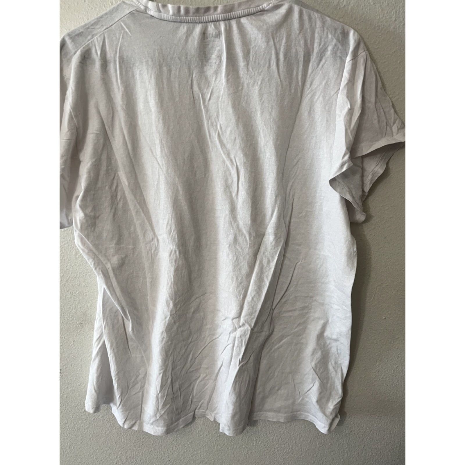 Tapout Tapout Men Shirt XL White Sleepwear Short Sleeve Tee T Shirt Sleepshirt Modern Crew Neck Loungewear Size US XL / EU 56 / 4 - 4 Thumbnail