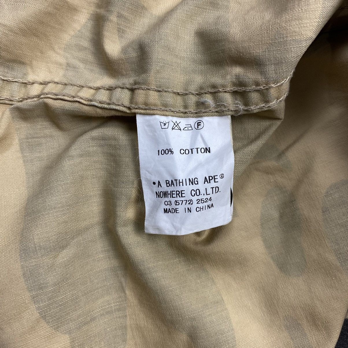 Bape × Nigo Bape camouflage military shirt Size US S / EU 44-46 / 1 - 9 Thumbnail