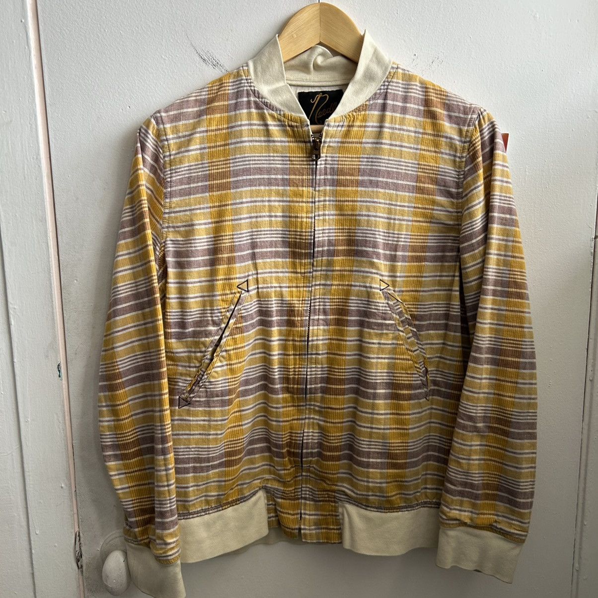 Needles Flannel Print Zip Up SZ S oversized Size US S / EU 44-46 / 1 - 1 Thumbnail